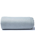 Yogi & yogini yoga sheet with non -slip and anti -Abbacteric PVC points - Super absorbent with quick drying - light gray