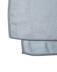 Yogi & yogini yoga sheet with non -slip and anti -Abbacteric PVC points - Super absorbent with quick drying - light gray