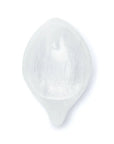 Piatto a forma di foglia in Selenite