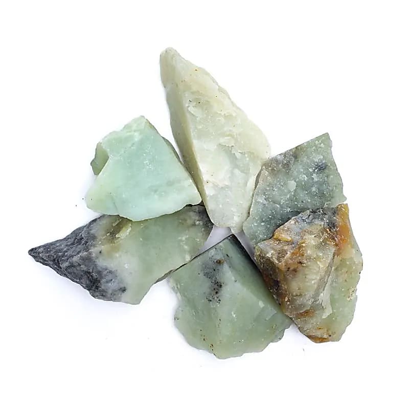 Serpentine stone new jade raw origin Brazil - emotional purification