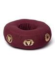 CUSCINO CAMPANA TIBETANA 7 CHAKRA - Bordeaux