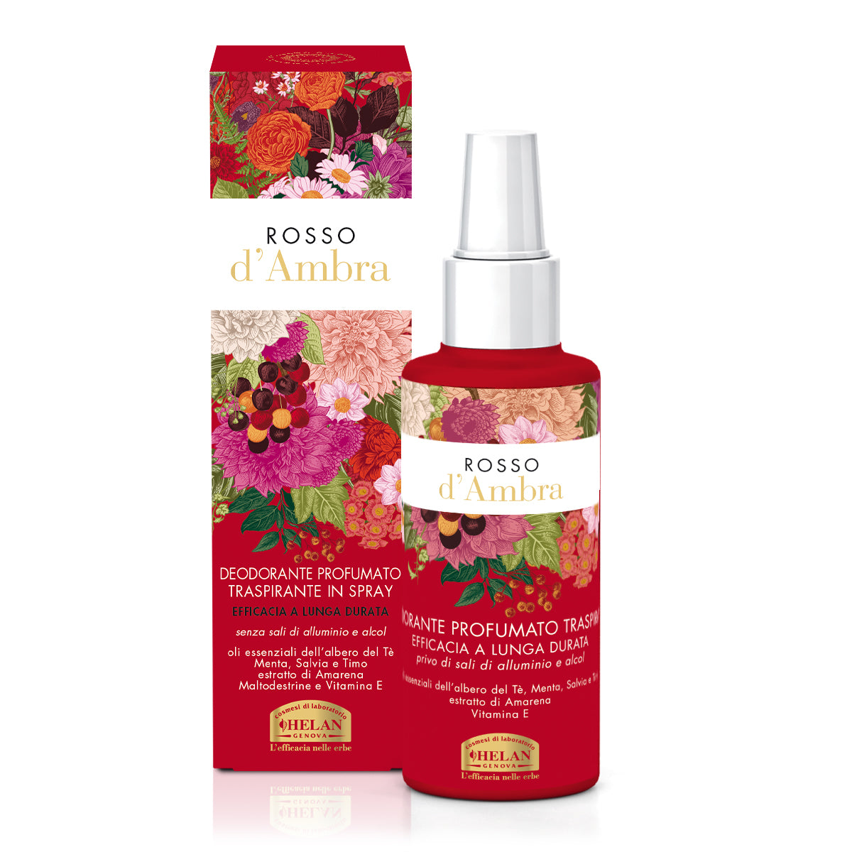 Helan Red D'Ambra Performance deodorant in spray - 100ml