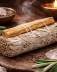 SMUDGE SALVIA BIANCA E PALO SANTO - Purificazione energetica e protezione