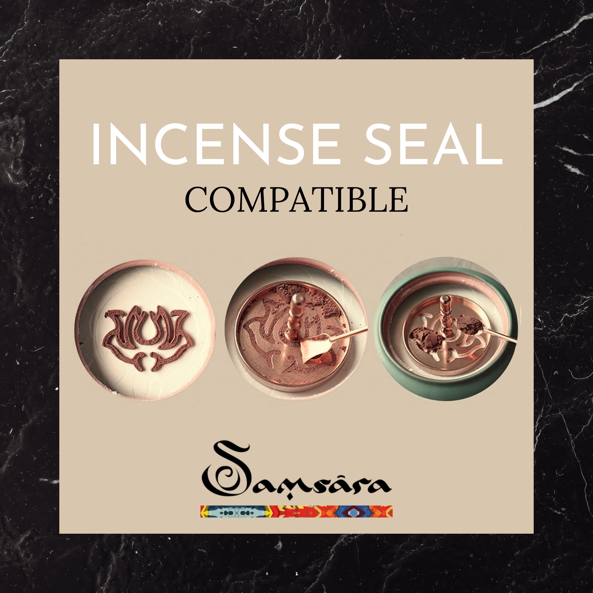 Samsara - 100% natural powder incense - tea and agarwood