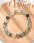 Bracciale in Fluorite Naturale – Concentrazione e Chiarezza Mentale