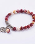 BRACCIALE IN MOKAITE con Ciondolo Albero della Vita