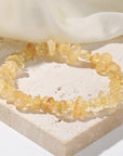 Bracciale Chips in Citrino – Abbondanza e Positività