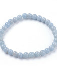 Bracciale Elastico in Angelite Naturale - serenità e comunicazione