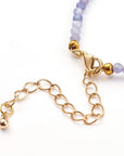 Bracciale in Tanzanite sfaccettato - Trasformazione e crescita interiore