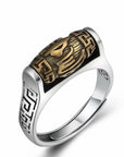 Anello Tibetano Rotante con Mantra in Ottone – Regolabile