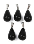 Ciondolo a goccia in Ossidiana nera - INTROSPEZIONE E NEGATIVITÀ
