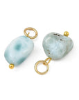 Ciondolo Mini in Pepita di Larimar Naturale - Serenità ed equilibrio