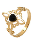 Anello Nodo della Strega con Strass – Protezione e Forza Interiore