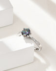 ANELLO CON MOISSANITE IN ARGENTO 925 - Chiarezza mentale e determinazione