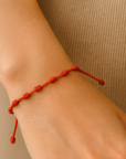 Bomboniere bracciale della fortuna 7 nodi - 10pz complete LEGGI DESCRIZIONE