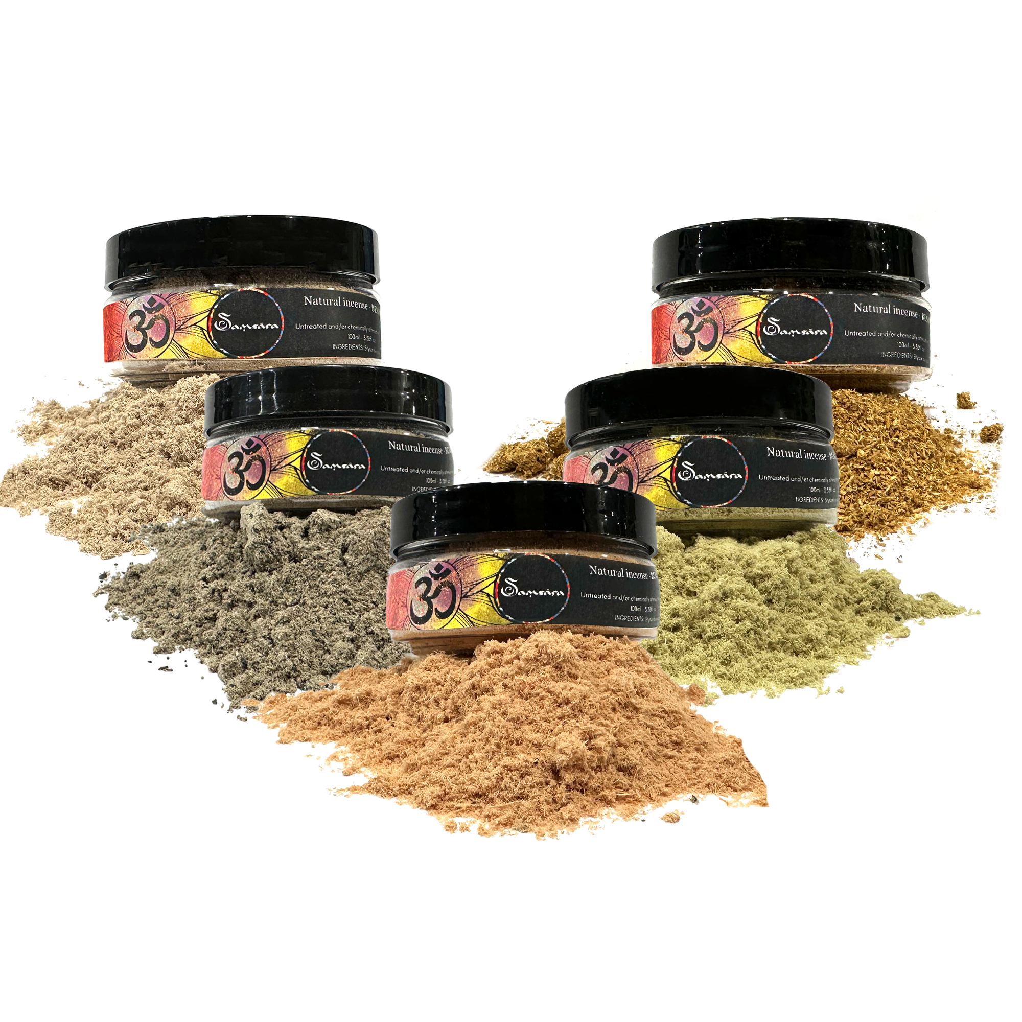 Samsara - 100% natural powder incense - tea and agarwood