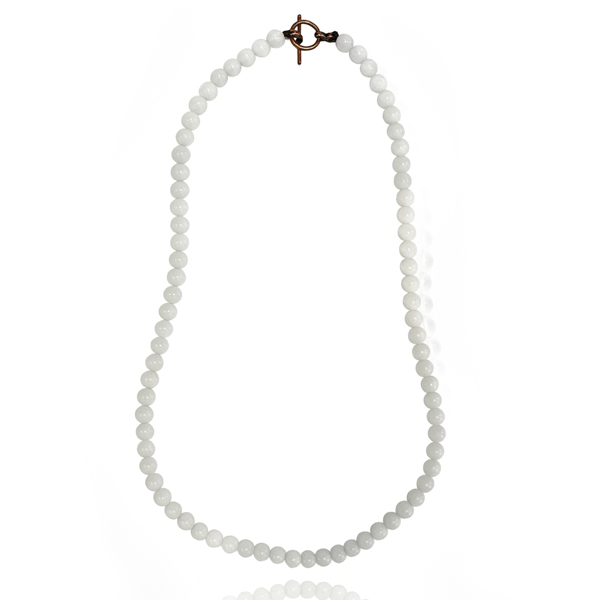 Collana in pietra naturale - Agata bianca