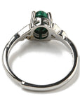 ANELLO CON MALACHITE - Trasformazione e crescita personale - Clorophilla Shop