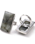 ANELLO LABRADORITE regolabile - forza interiore e protezione - Clorophilla Shop