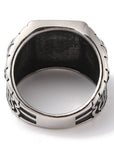 ANELLO VICHINGO IN ACCIAIO INOX - Potere e coraggio - Clorophilla Shop