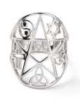 ANELLO YOGA IN ACCIAIO INOX - Equilibrio e spiritualità - Clorophilla Shop