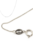 Catenella in argento 925 per collane con chiusura a moschettone - 46cm