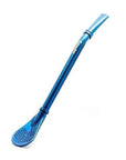 BOMBILLA GRINGO TRIFFLE IN ACCIAIO INOX - Colore blu - Clorophilla Shop