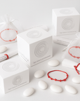 Bomboniere bracciale della fortuna 7 nodi - 10pz complete LEGGI DESCRIZIONE
