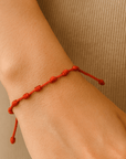 Bomboniere bracciale della fortuna 7 nodi - 10pz complete LEGGI DESCRIZIONE - Clorophilla Shop