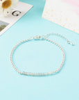 Bracciale in Labradorite Naturale Sfaccettata con Catena in Acciaio Inossidabile - Clorophilla Shop