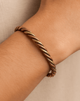 BRACCIALE INTRECCIATO IN RAME E OTTONE - Vitalità e resistenza fisica - Clorophilla Shop