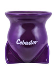 CEBADOR TORPEDO MATE IN CERAMICA - Viola - Clorophilla Shop