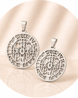 CIONDOLO AMULETO SAN BENEDETTO - Acciaio inox 201 - Clorophilla Shop