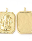 CIONDOLO GANESH OTTAGONALE – Prosperità, saggezza e fortuna - Clorophilla Shop