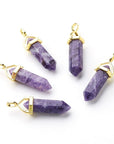 CIONDOLO PRISMA IN CHAROITE - Trasformazione, forza interiore e crescita personale - Clorophilla Shop