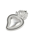 CIONDOLO SACRO CUORE IN ACCIAIO INOX - Amore, protezione e forza interiore - Clorophilla Shop
