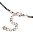 Collana Luna e Triskele - cordino nero 45cm - Clorophilla Shop