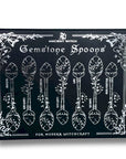 CONFEZIONE 7 CUCCHIAINI CON PIETRE GREZZE - Bronzo - Clorophilla Shop