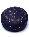 CUSCINO MEDITAZIONE LUNA BLU NAVY - Cotone organico (OCS) - Clorophilla Shop