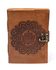 DIARIO MANDALA IN SIMILPELLE - 100 pagine - Clorophilla Shop