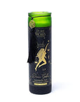 Divine Goddess Candela in vetro con Nappa - Gelsomino e Legno di Oud - Clorophilla Shop