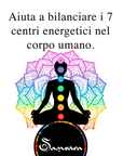 Samsara collana tibetana 7 CHAKRA Orgonico con 7 pietre diverse e Lava Nera - mala tibetano con 108 grani - Rosario Buddista Religioso - SamsaraFragrances