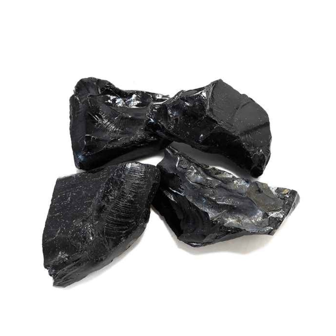 Black oxidian raw Mexico origin - 4-5cm stone
