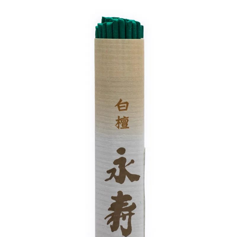 Nippon Kodo &quot;Eiju Sandalo&quot; Incenso Giapponese in Bastoncini Legno d&#39;Agar con Sandalo ed erbe medicinali indiane - 50 Stick - clorophilla-shop