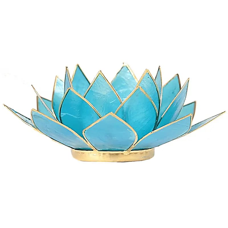 Lotus atmosphere lighting in Conchiglia Lapiz - Blue Portalumino 5 Chakra