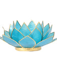 Lotus atmosphere lighting in Conchiglia Lapiz - Blue Portalumino 5 Chakra