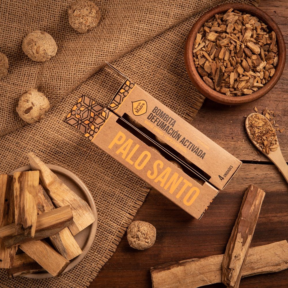 Sagrada Madre BOMBITA PALO SANTO Smudge di Erbe naturali artigianali - Palo Santo