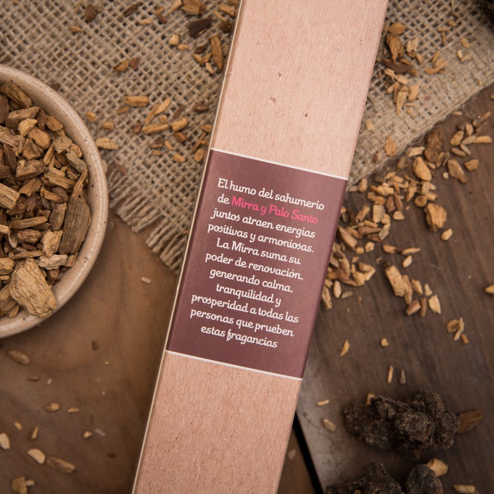 Sagrada Mother Incense in Palo Santo Line - Palo Santo and myrrh