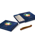 Fiore d'Oriente Set Chakra incenso in bastoncini - Portaincenso incluso - clorophilla-shop