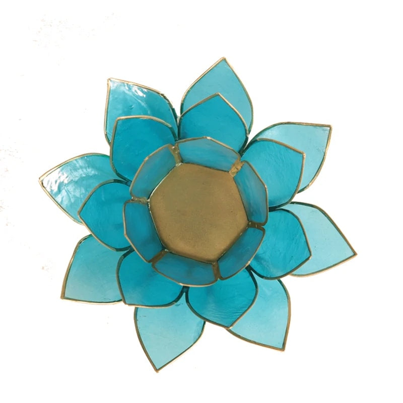 Lotus atmosphere lighting in Conchiglia Lapiz - Blue Portalumino 5 Chakra